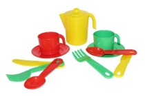 Набор детской посуды "Анюта" на 2 персоны 3827 Набор детской посуды "Анюта" на 2 персоны 3827